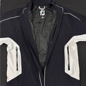 FootJoy DryJoys Black and White Performance Heavy Duty Jacket